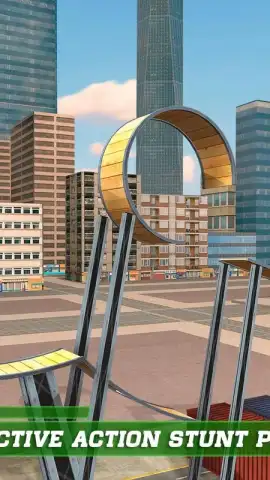 London City Motorbike Stunt Riding Simulator скриншот 3