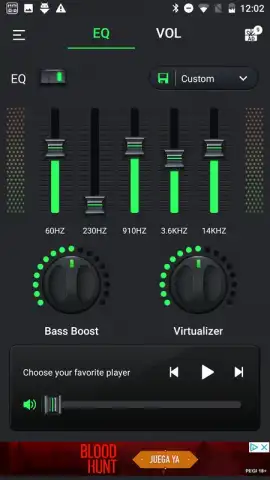 Equalizer & Bass Booster скриншот 5