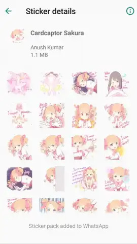 Otaku Nadu Sticker Pack скриншот 3