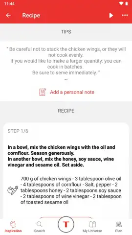My Tefal, cooking together скриншот 6