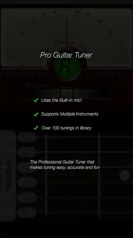 Pro Guitar Tuner скриншот 4