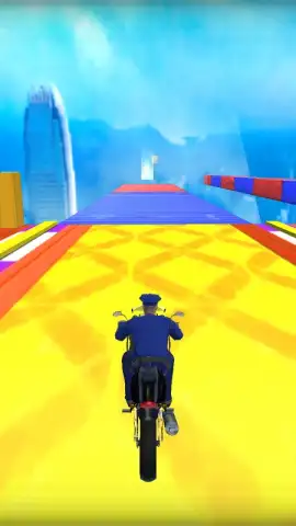 Police Bike Stunts Games скриншот 14