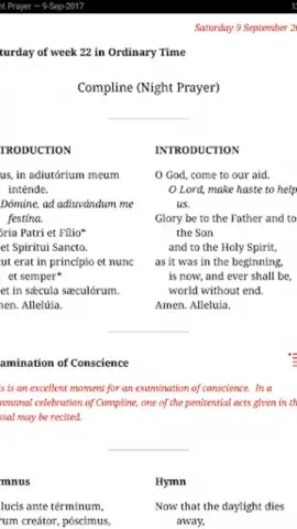 Catholic Calendar from Universalis скриншот 11