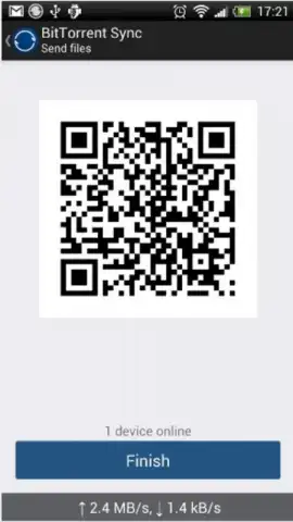 BitTorrent Sync скриншот 1