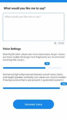 Voice Cloning скриншот 3