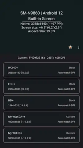 Pixels: Resolution+DPI Changer скриншот 8
