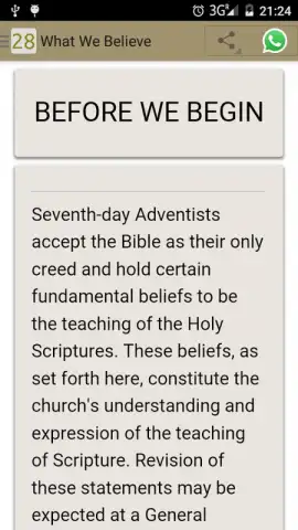 What We Believe скриншот 2
