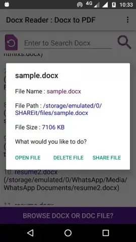 Docx Reader скриншот 9