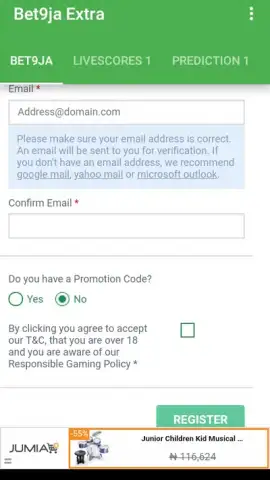 Bet9ja Extra with predictions and Livescores скриншот 9
