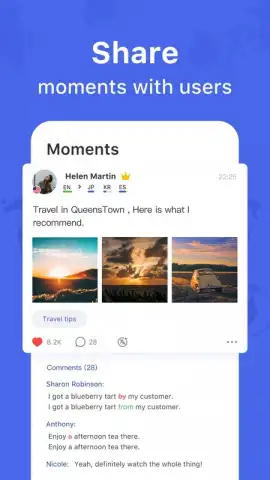 HelloTalk скриншот 2