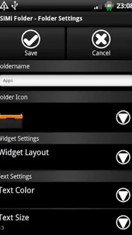 SiMi Folder Widget скриншот 3