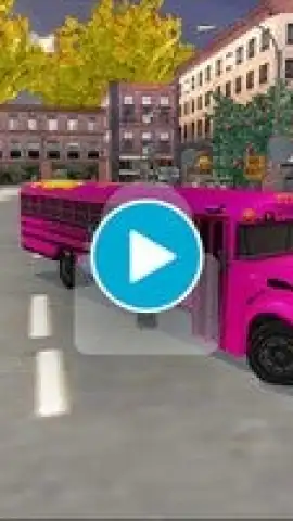 School Bus Driving Games 3D скриншот 1