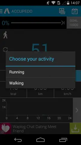 Accupedo Pedometer скриншот 2