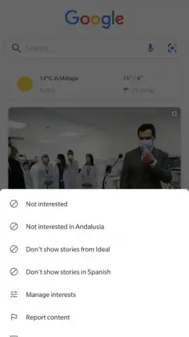 Google App скриншот 3