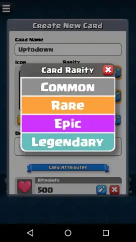 Card Creator for Clash Royale скриншот 1