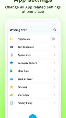 Writing Star: Text Expander & Auto-complete text скриншот 12