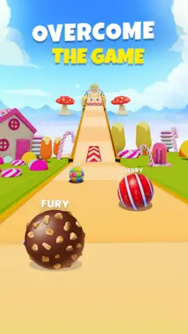 Candy Ball Run - Rolling Games скриншот 5