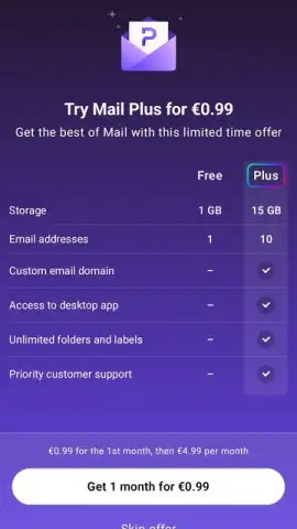 Proton Mail скриншот 8