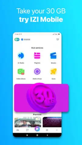 IZI: play, listen, watch, call скриншот 5