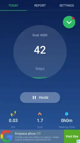 Pedometer Step Counter скриншот 3