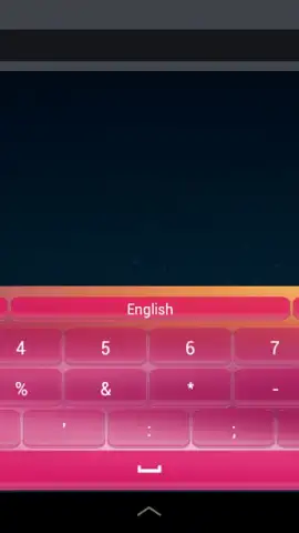Pink Keyboard скриншот 7