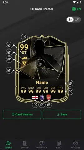 FUT 26 Card Creator скриншот 1