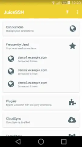 JuiceSSH скриншот 3