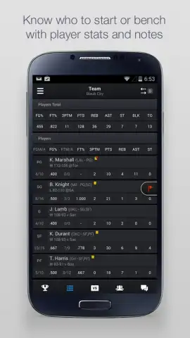 Yahoo Fantasy Sports скриншот 5