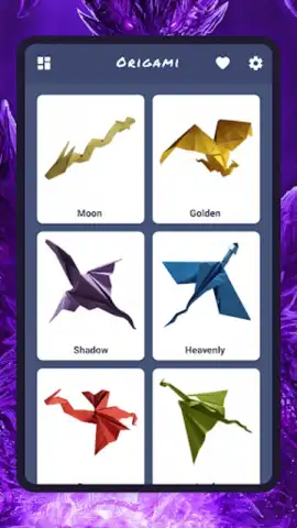 Origami dragons скриншот 2