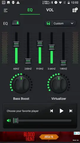 Equalizer & Bass Booster скриншот 4