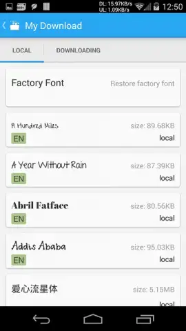 iFont (Expert of Fonts) скриншот 4