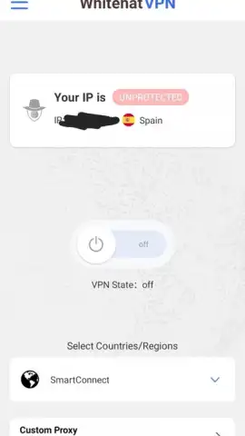 WhitehatVPN скриншот 1