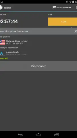 Hideman VPN скриншот 3