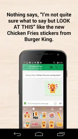 Chicken Fries Keyboard скриншот 2