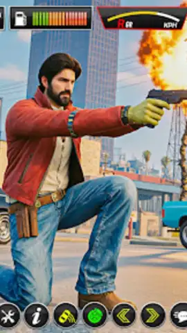 Gangster Crime Wars Mafia 3D скриншот 2