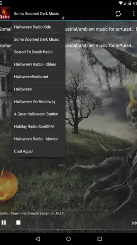 Free Radio Halloween Live скриншот 1
