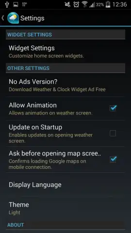 Weather & Clock Widget Android скриншот 4
