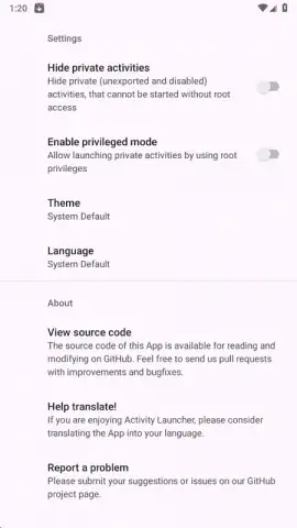 Activity Launcher скриншот 6