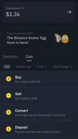 Binance скриншот 4