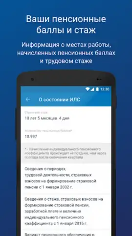 ПФР Электронные сервисы скриншот 3