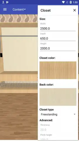 Closet Sketcher 3D скриншот 5