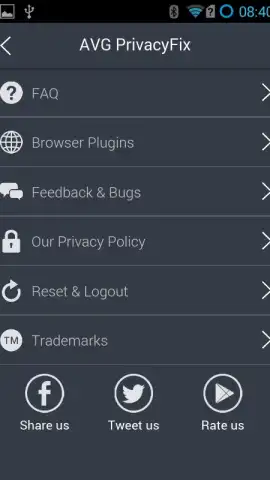 AVG Privacy Fix скриншот 1