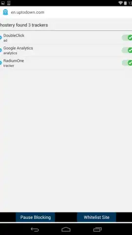 Ghostery Privacy Browser скриншот 1