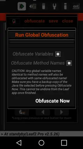 Leaf Pro Java Obfuscator скриншот 6