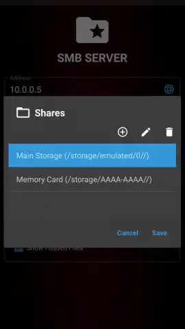 SMB Server (Samba) скриншот 3