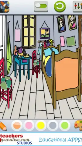 Vincent van Gogh Coloring Book скриншот 17