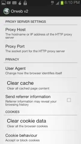 Orweb: Private Web Browser скриншот 12