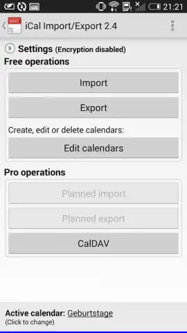 iCal Import/Export 2.4 скриншот 8