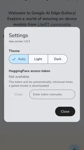 Google AI Edge Gallery скриншот 4