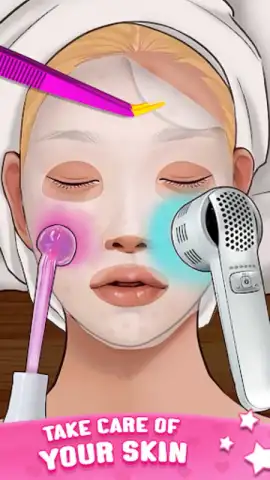 ASMR Doctor Game: Makeup Salon скриншот 4